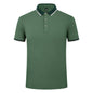 185g Elastic Fiber Di Skin Cotton Polo Shirt Color Matching