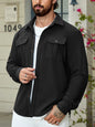 Corduroy Tooling Thick Long Sleeves Coat Shirt Outdoor Casual Retro