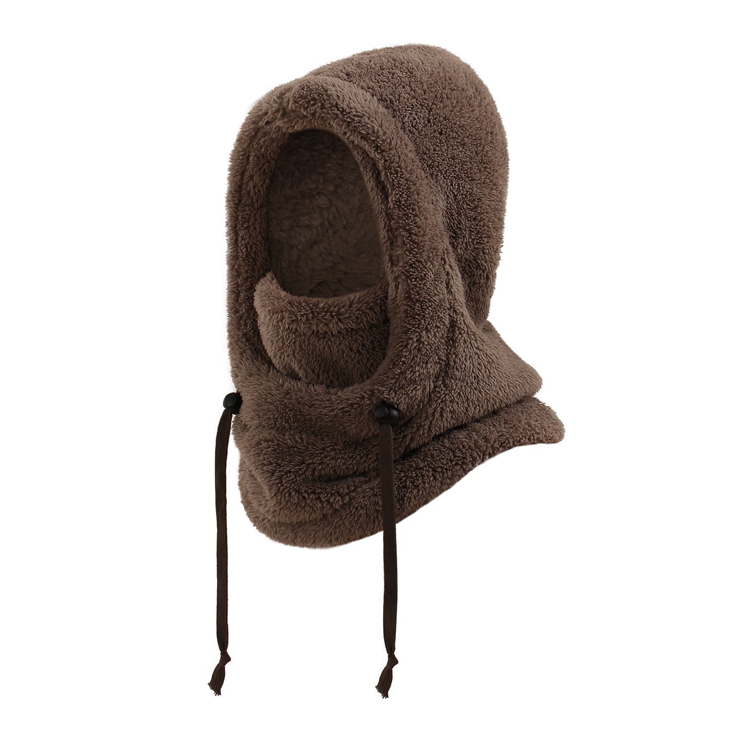 Warm Ear Protection Scarf Integrated Hat For Winter Thickened