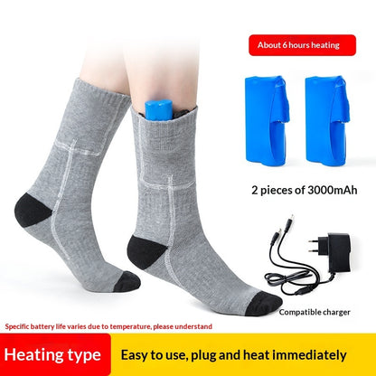 Winter Thermal-Regulating Chargeable Three-Speed Temperature-Controlled Heated Socks