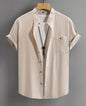 Men's Short-sleeved Shirt Comfort And Casual Fashion All-matching