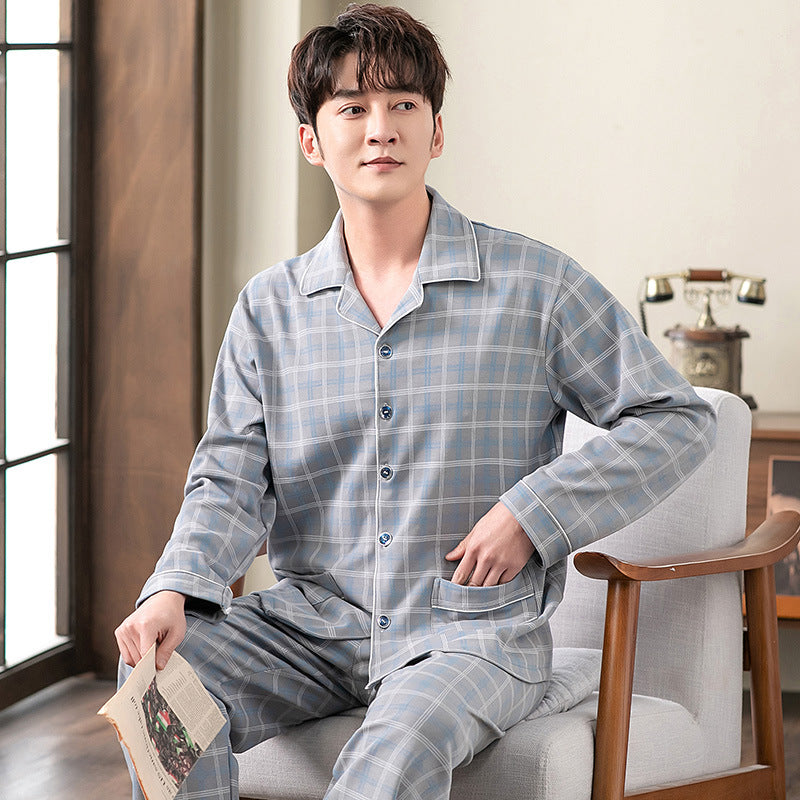 Cardigan Can Be Worn Outside Dad Wear Homewear Suit