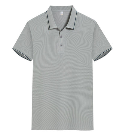 Polo Shirt Short Sleeve Lapel Printing Overalls