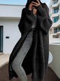 Autumn And Winter Lazy Style Long Cardigan Sweater For Women, Loose And Versatile, Long Sleeve Knitted Cardigan.