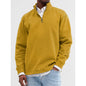 Outdoor Foreign Trade Men's Zipped Stand Collar Sweater Fashion Brand