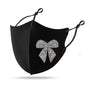 Diamond Mask Shiny Diamond Bow Creative Cloth Mask