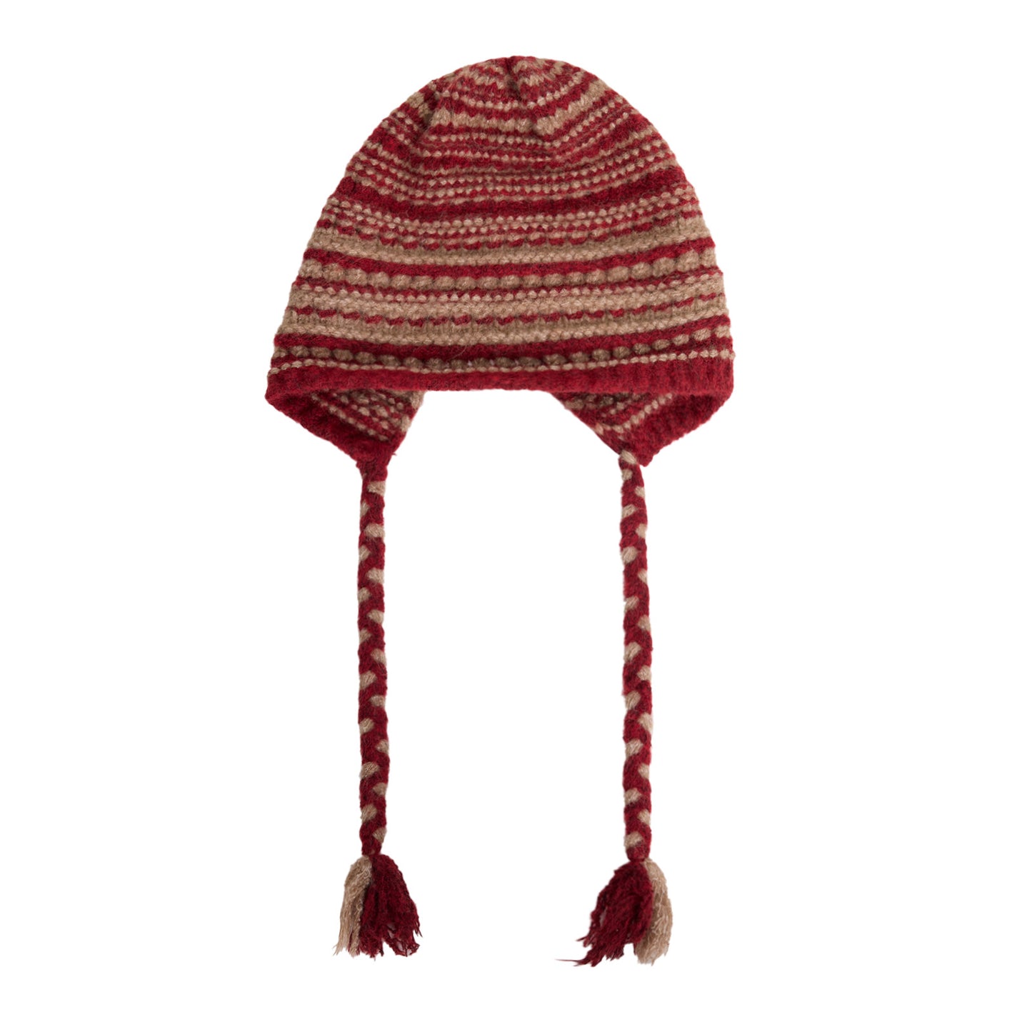 Retro Knit Beanie Women's Warm Wool Hat