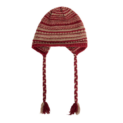Retro Knit Beanie Women's Warm Wool Hat