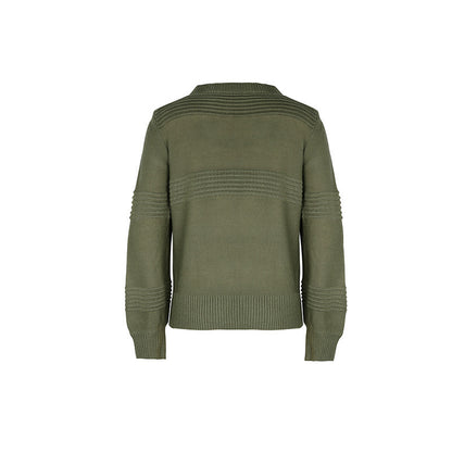 Beautiful Women's Round Neck Textured Pullover Sweater