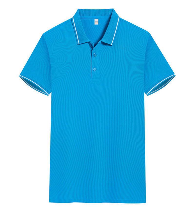 Polo Shirt Short Sleeve Lapel Printing Overalls