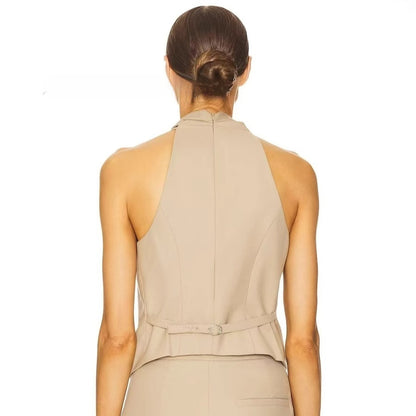 Women's Design Suit Sleeveless Vest