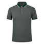 185g Elastic Fiber Di Skin Cotton Polo Shirt Color Matching