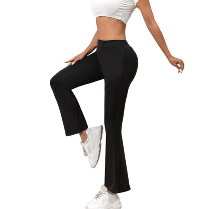 Women's High Waist Hip Lift Yoga Pants Fleece-lined Casual