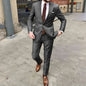 Men's Slim Fit Business Dress Two Button Set