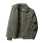 Fleece-lined Thickened Casual Fashion Polo Collar Men's Jacket