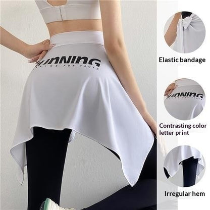 Yoga Cover Skirt Slim One-piece Hip Cover Anti-exposure