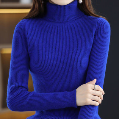 Autumn And Winter Women's Slim-fit Pullover Knit Sweater For Layering