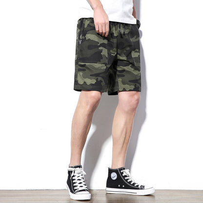Loose-fitting Athletic Mid-length Pants Summer Thin-style Casual Camouflage