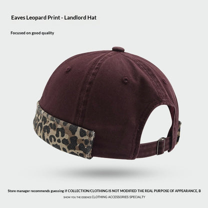 American-style Niche Leopard-print Streetwear Hat