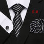 Paisley Series European And American Fashion Tie Three-piece Suit