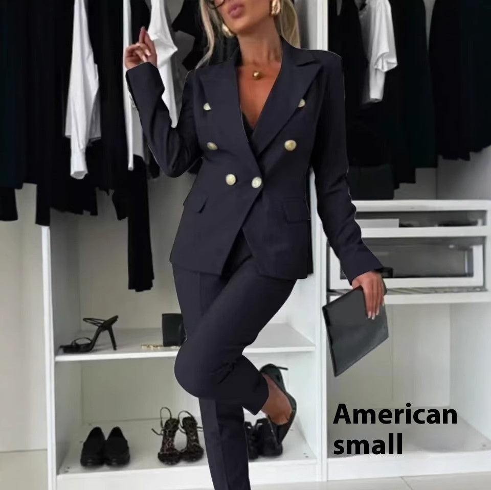 Pure Color All-matching Suit Independent Fashion Casual Pocket