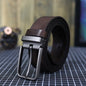 Men's Vintage Genuine Leather Belt With Pin Buckle