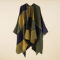 Casual Plaid Oversized Scarf Cashmere Women