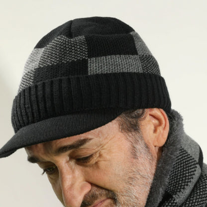 Middle-aged And Elderly Knitted Dad Grandpa Ear Protection Hat
