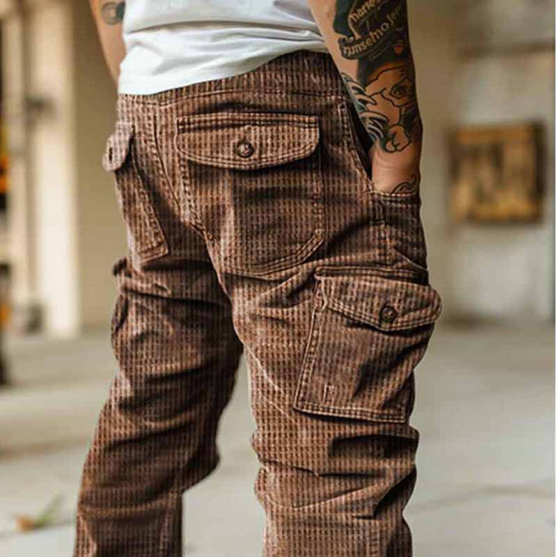 Autumn And Winter Casual Retro Men's Overalls