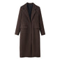 Women's Casual Solid Color Woolen Coat Jacket