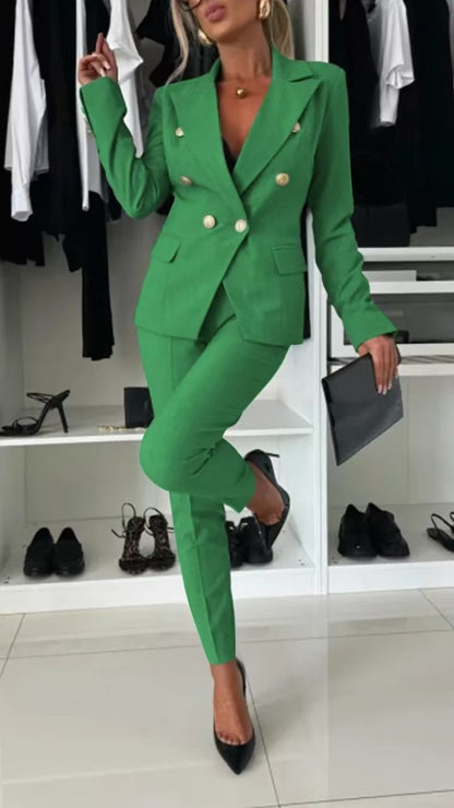 Pure Color All-matching Suit Independent Fashion Casual Pocket