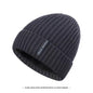 Men's Winter Fleece-Lined Thickened Beanie Cold-Weather Warm Hat