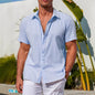 European And American Summer Men's Vacation Style Casual Shirt