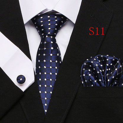 Paisley Series European And American Fashion Tie Three-piece Suit