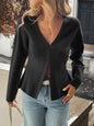 Long Sleeve Vest Women's Sweater