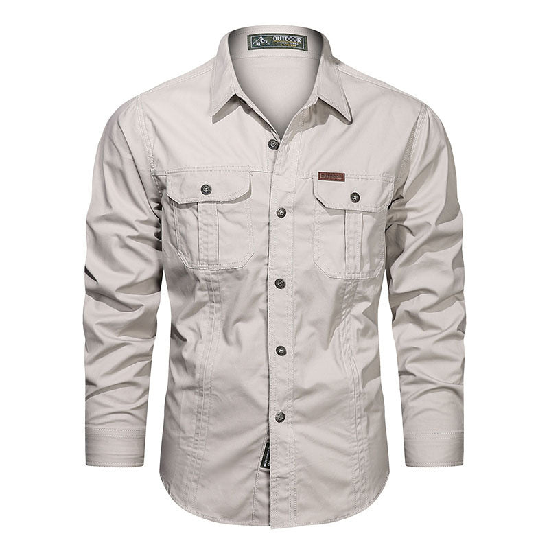 Summer Military Uniform Short-sleeved Shirt For Men