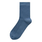 Mens Mid-Calf Cotton Socks With Odor-Resistant Properties