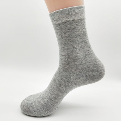 Men's Breathable Sweat-absorbing And Deodorant Mid-calf Socks
