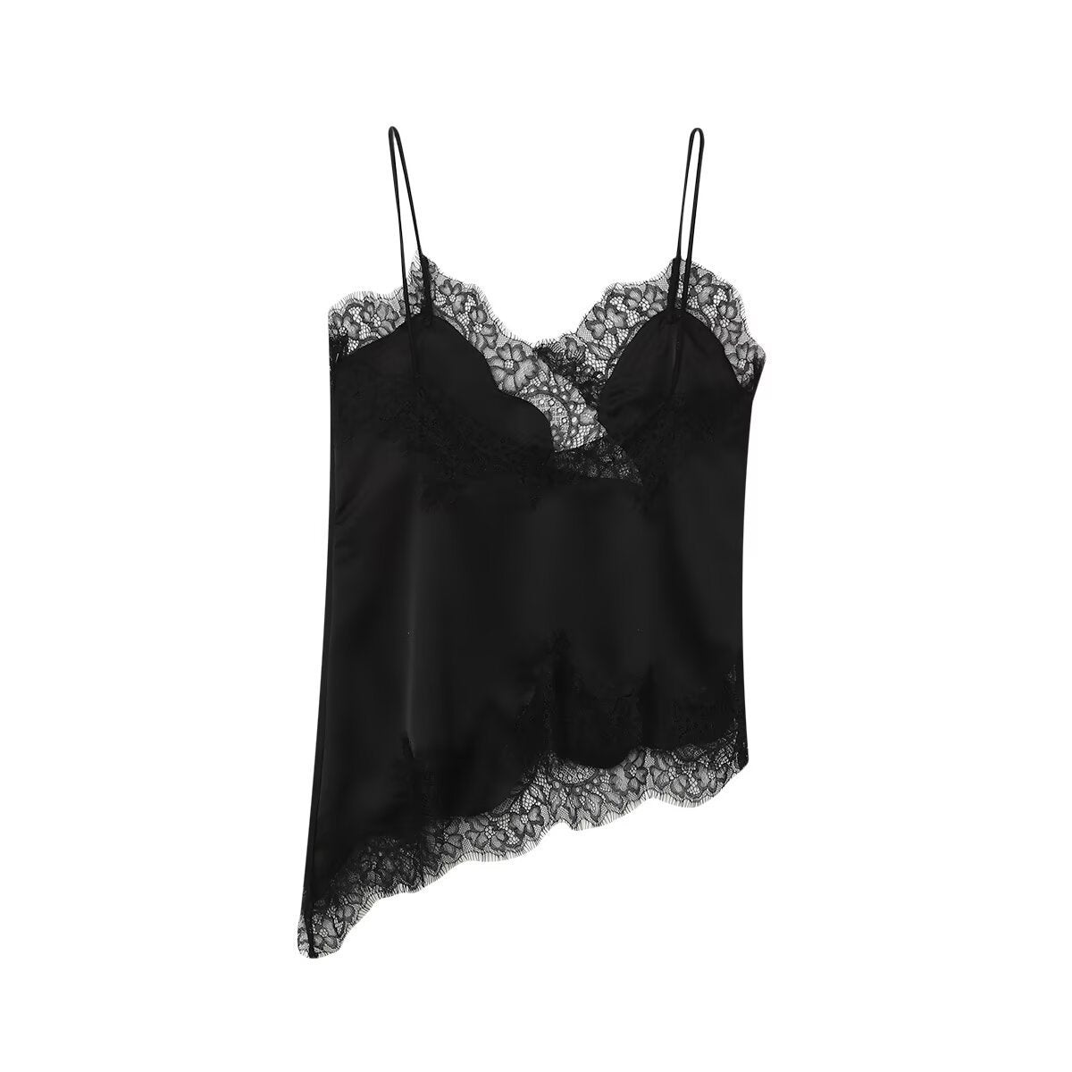 Summer Fashionable Elegant Lace Decorative Sling Top