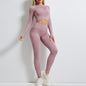 High Waist Trousers Yoga Clothes Long Sleeve Trousers