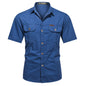 Summer Military Uniform Short-sleeved Shirt For Men