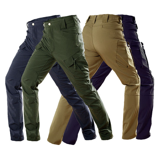 Mens Fleece-Lined Waterproof Tactical Pants For Winter Warmth And Protection