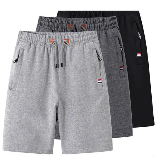 Mens Cropped Pants Summer Knitted Casual Shorts For Sports