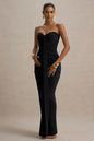 Sexy Bandeau Slim Fit Pleated Sheath Dress