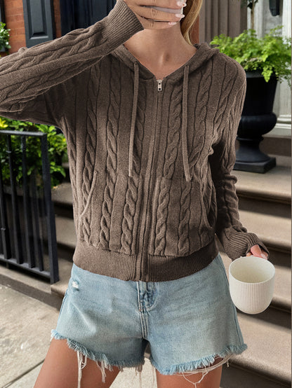 Women's Casual Woolen Long-sleeved Sweater