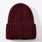 Winter Silk Satin-lined Knit Hat Unisex Thickened Version