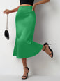 Satin Women's Fishtail Satin Skirt