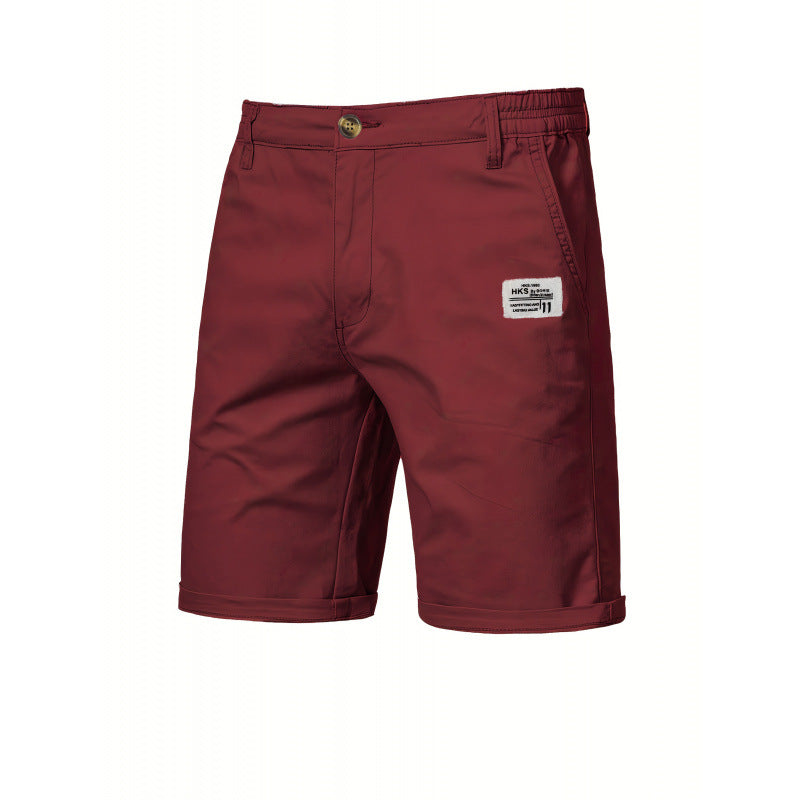 Solid-color Cargo Pants In A Work-style Desig