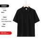 Solid Color Polo Collar Polo Shirt Hong Kong Style Loose Short Sleeve
