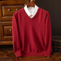 New Men's V-neck Sweater Fashion